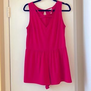 Leith hot pink romper